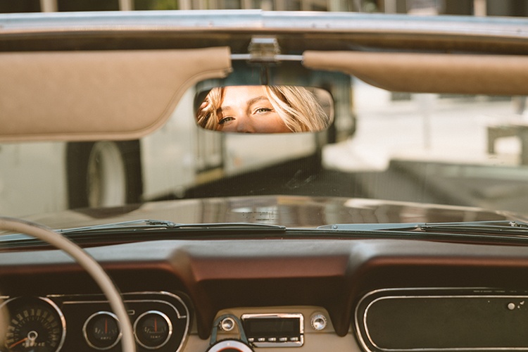 Women in an Antique Car - Minneapolis Fashion Photography by Steffen Sharikov