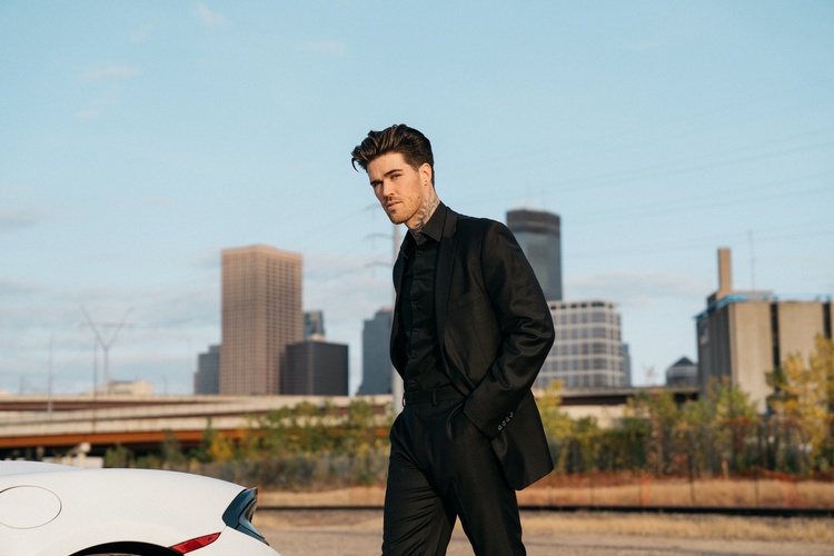 Young Man Posing Captured by Steffen Sharikov - Branding Photography Services Minneapolis