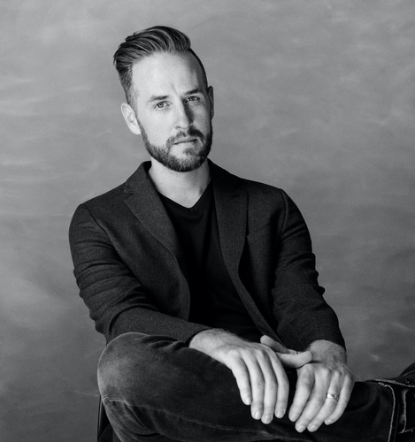 Black and White Photoshoot of a Gentleman - Model Headshots by Headshot Photographer in Minneapolis