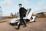 Young Man Posing Infront of Car Captured by Steffen Sharikov - Fashion Photographer Minneapolis