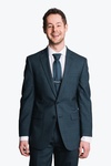 Man Posing in a Dark Blue Suit - Business Headshots by Headshot Photographer in Minneapolis